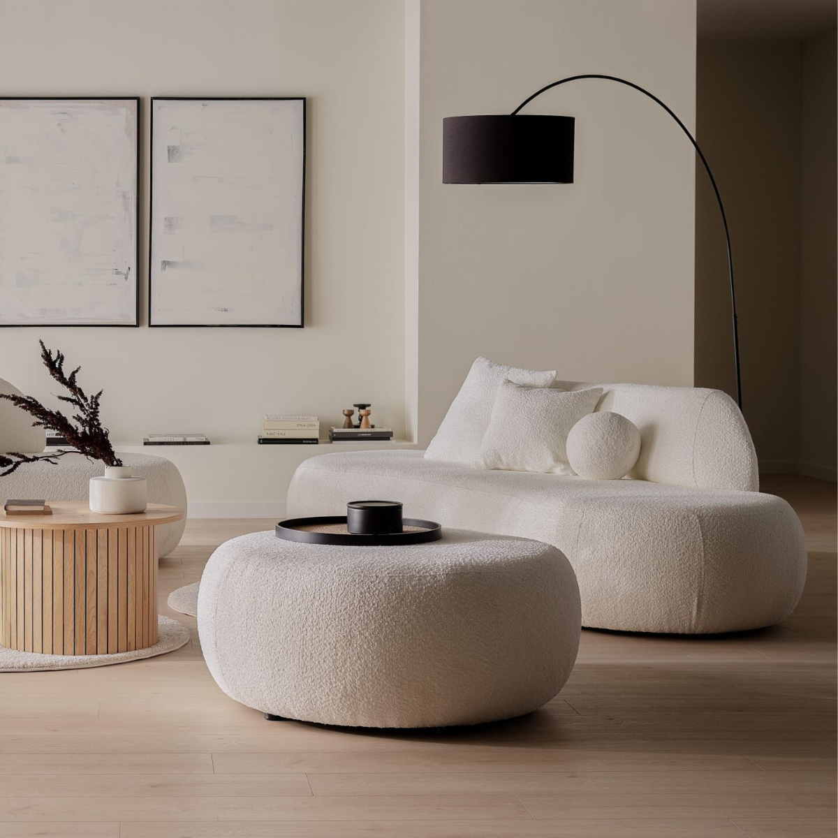 PZ ROYALE Beige design Indoor sofa